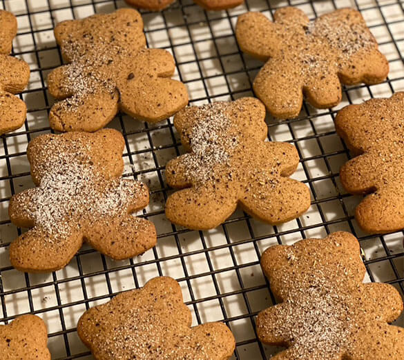 Image For Masala Chai Gingerbread Bear Cookies